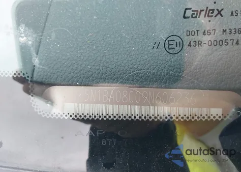 2009 Nissan Armada Le z USA, uszkodzony, nr VIN 5N1BA08C09N606236